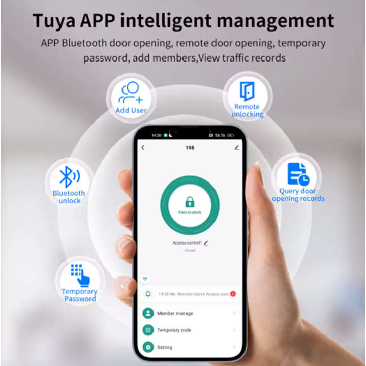 Smart Dynamic Facial Recognition Access Control | Tuya Smart Life