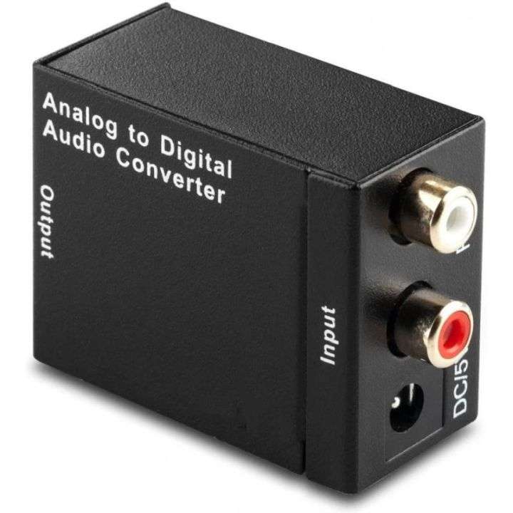Analog to Digital Audio Converter | RCA to Toslink
