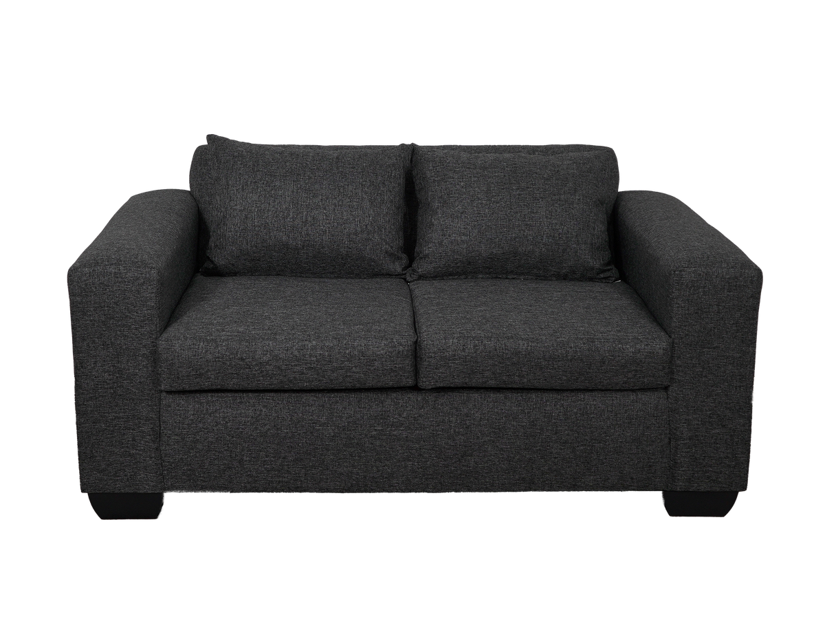 Dimension 2 Seater Couch  Charcoal