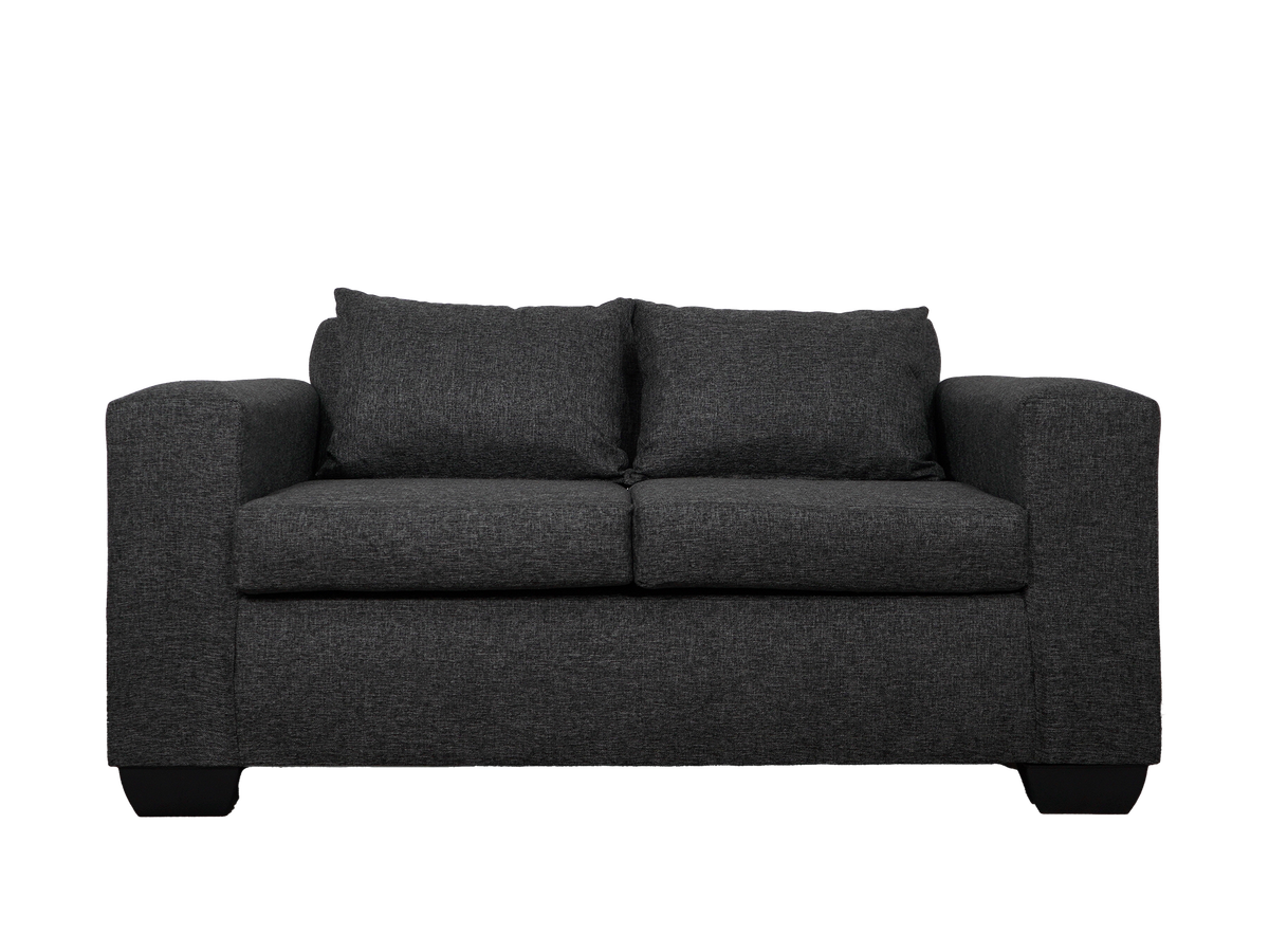 Dimension 2 Seater Couch  Charcoal