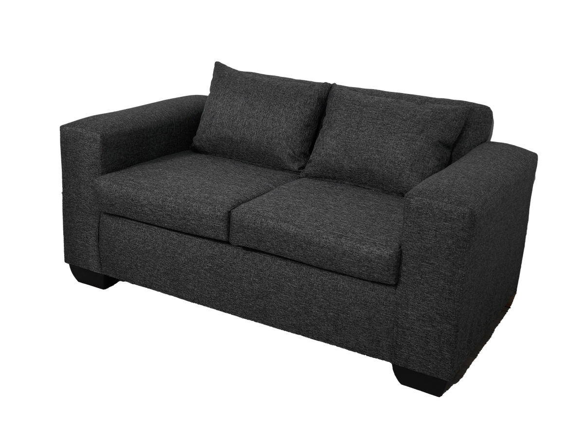 Dimension 2 Seater Couch  Charcoal