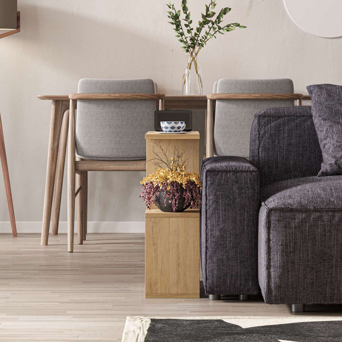 HomeMania Coffee Table Sapphire Oak