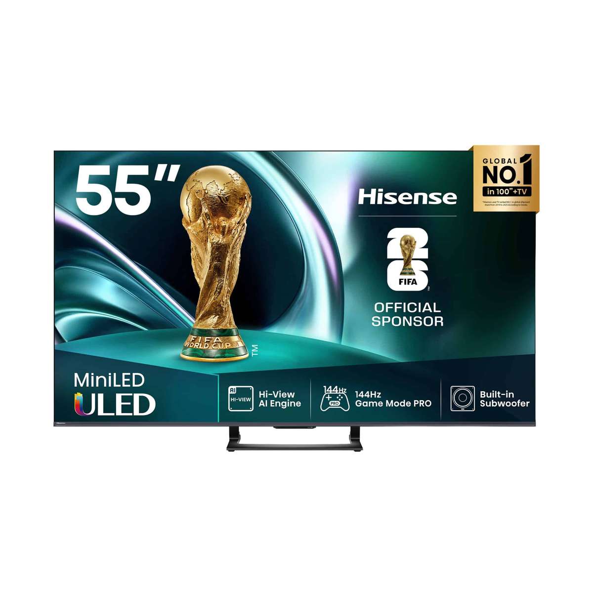 Hisense 55U7Q 55" Mini-LED 144Hz VRR QLED Gaming TV
