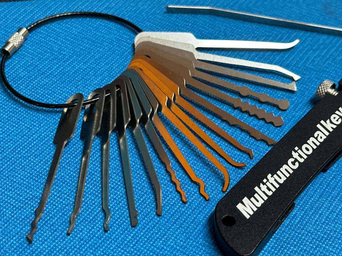Jackknife Foldable Multi Pick Lock Pick