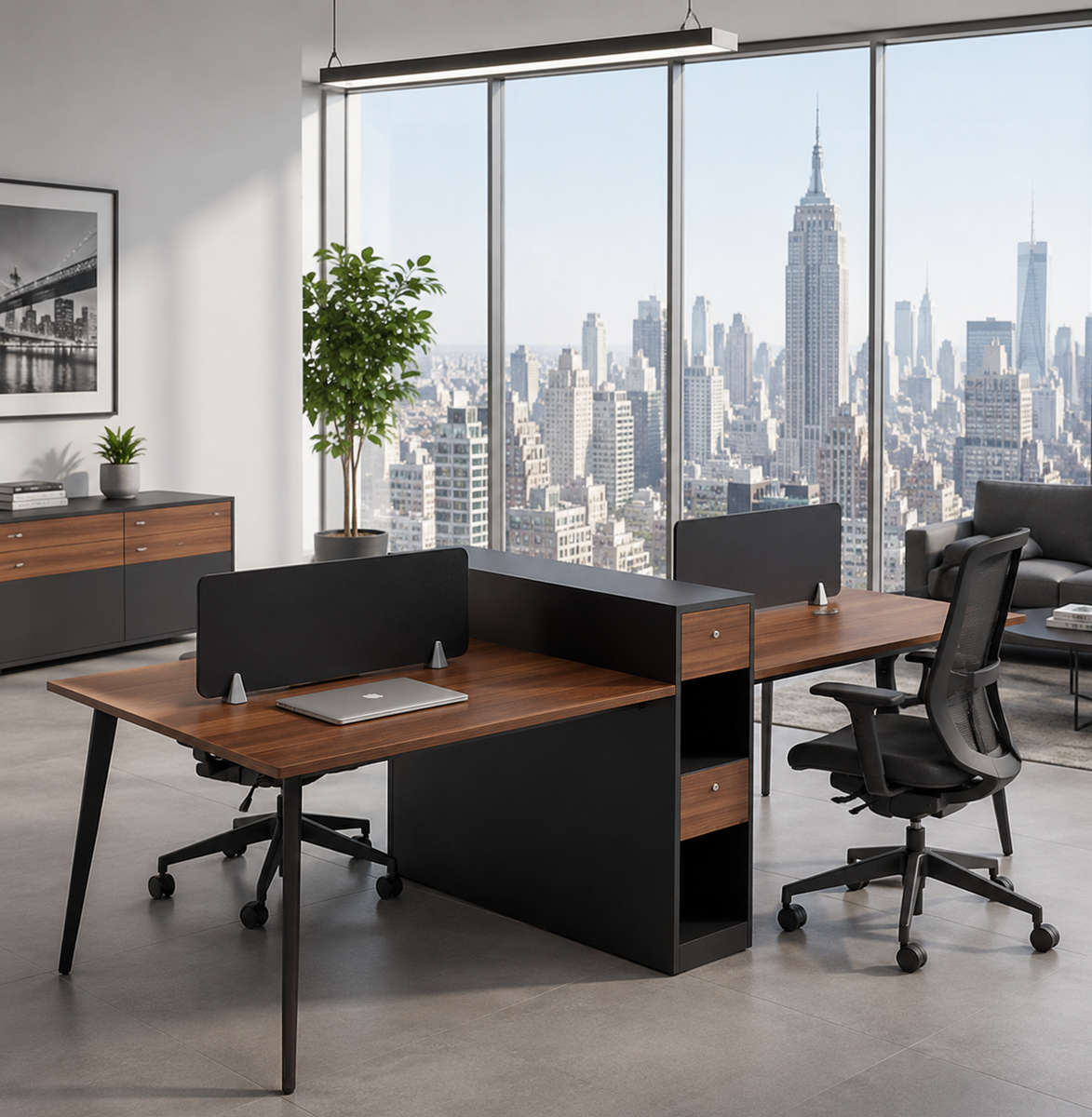 HOD Minova 2.7m 4 Person Executive Workstation