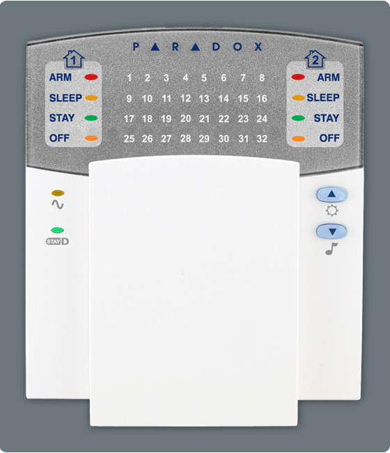 Paradox SP6000 Full Kit - K32 LED, 5xNV5, 16 Zone