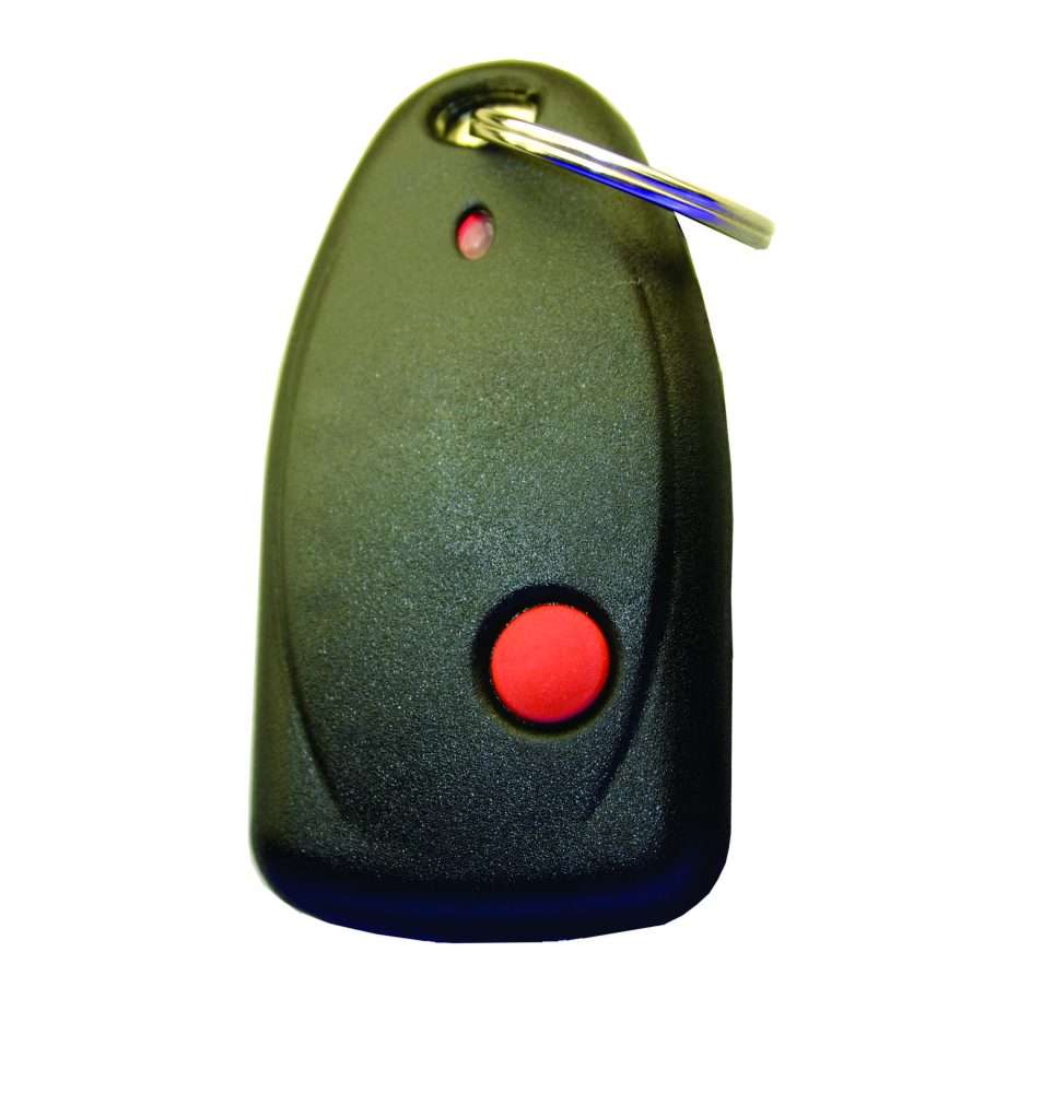Sherlotronics 1 Button Remote control keyring - Code hopping