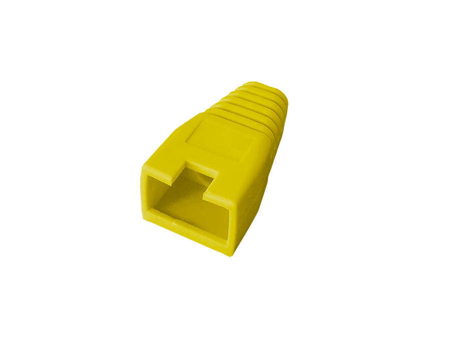 Linkbasic Yellow Boots RJ45