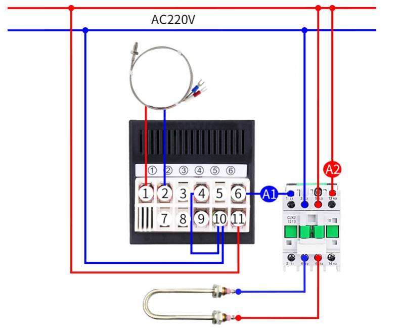 Rotary dial Oven Temperature controller 110-240V 0~999 for type  K Sensor 72mm x 72mm - Berm 0.40kg