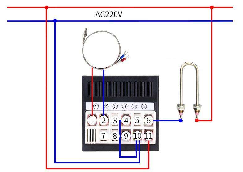 Rotary dial Oven Temperature controller 110-240V 0~999 for type  K Sensor 72mm x 72mm - Berm 0.40kg