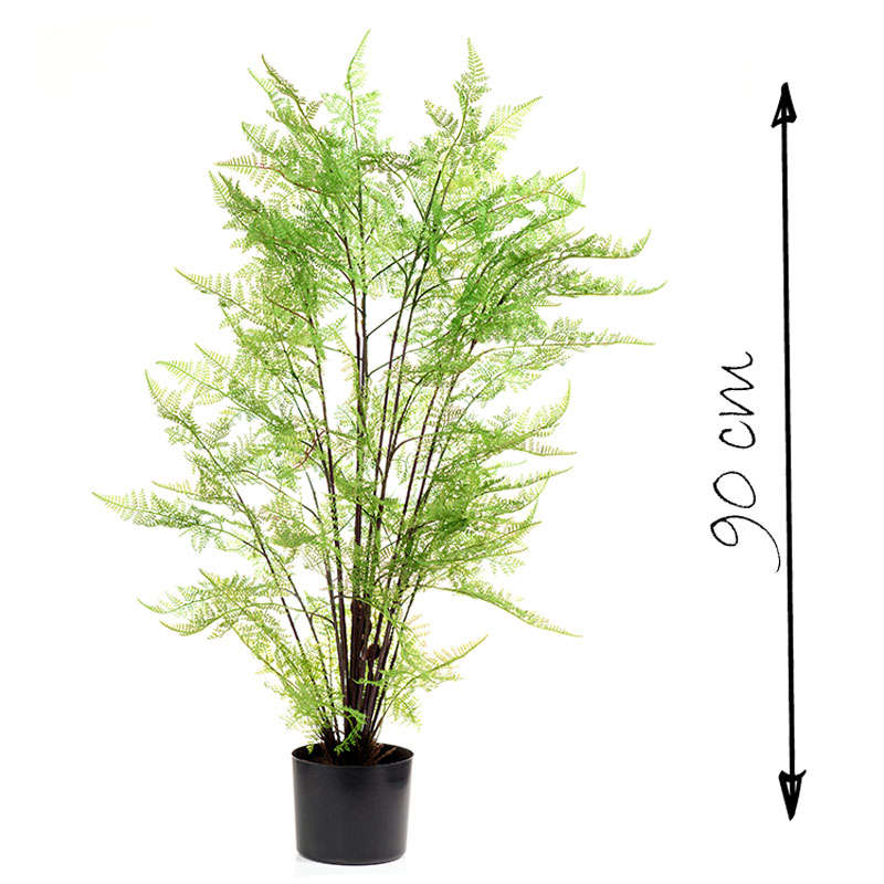 HouzeComfort Artificial Pot Plant Fern Tree 90cm