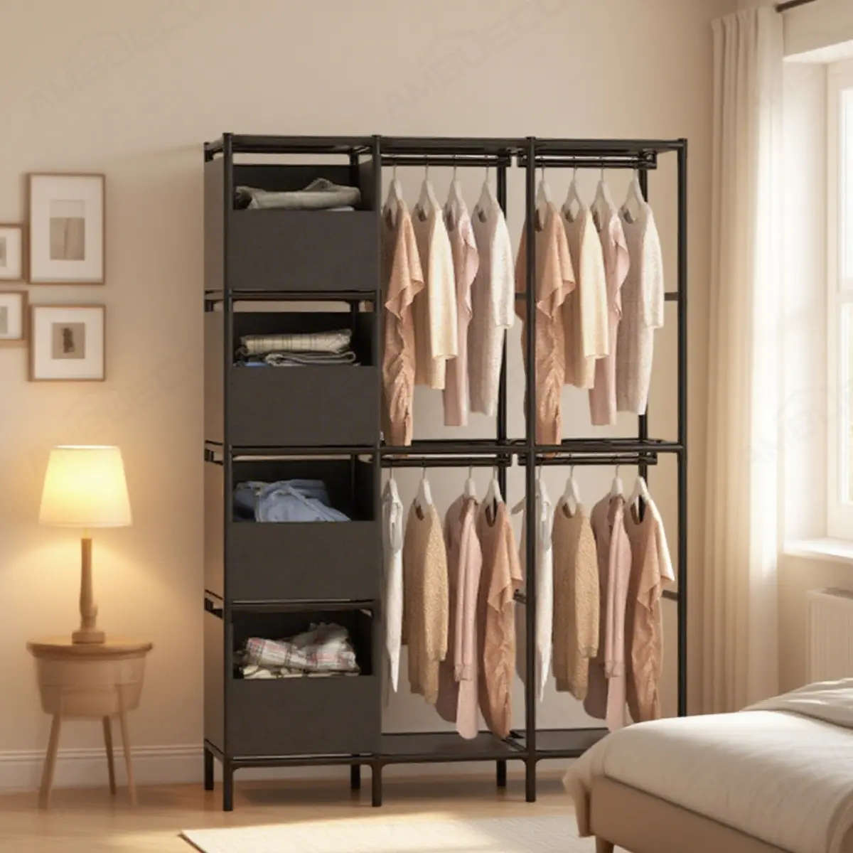 Portable Clothes Organizer Rack