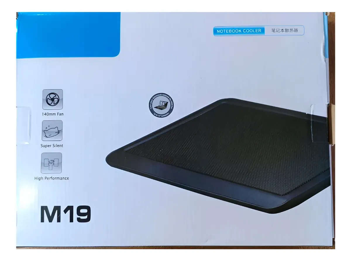 Laptop cooling pad  M19 (1 Fan)
