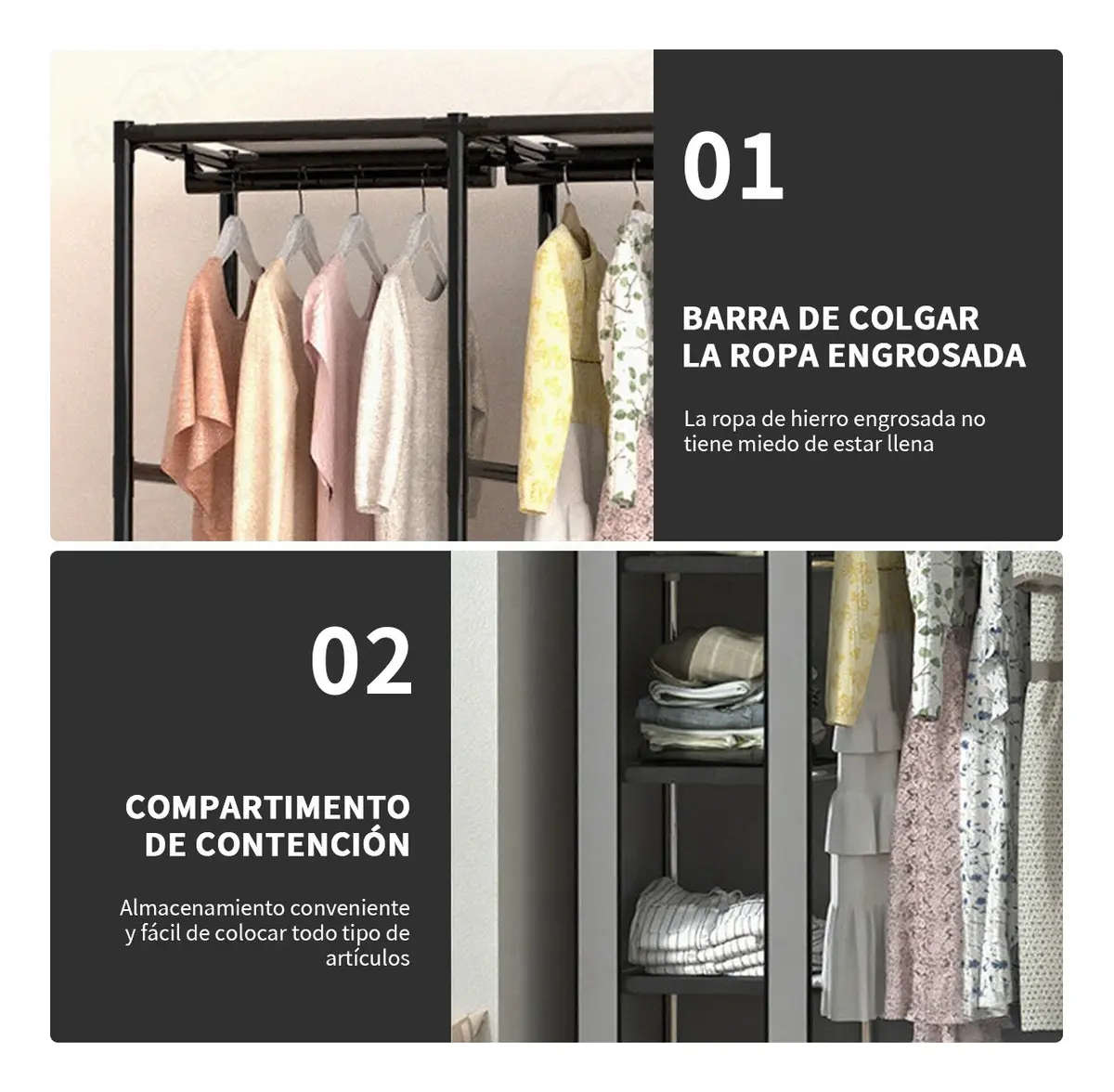 Portable Clothes Organizer Rack