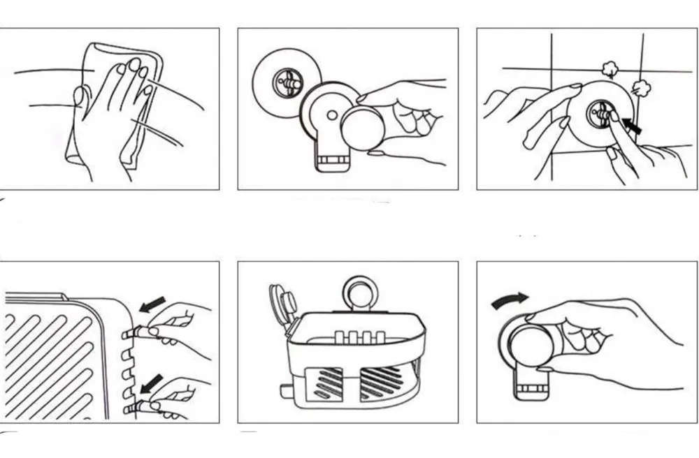 Bathlux Corner Shower Shelf Basket