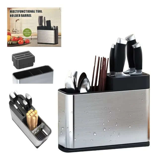Multifunctional cutlery holder