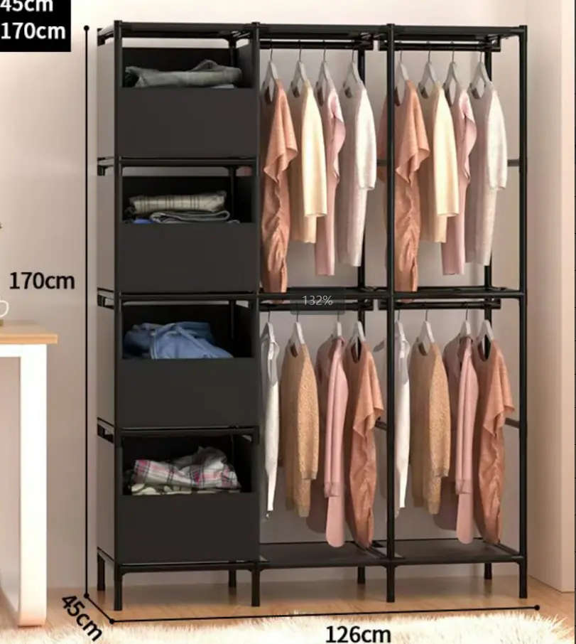 Portable Clothes Organizer Rack