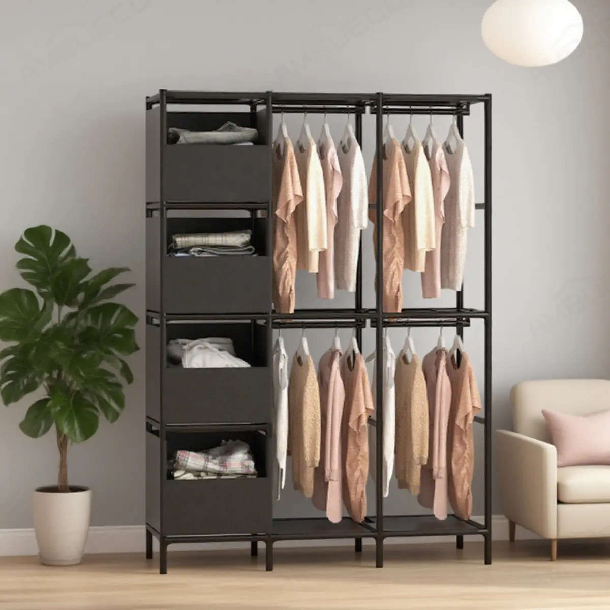 Portable Clothes Organizer Rack