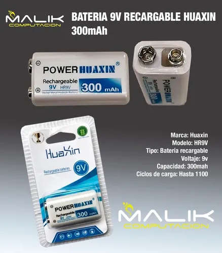 Huaxin Rechargeable Batteries 9V