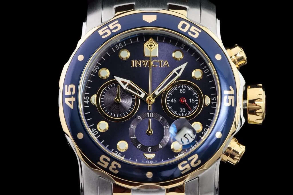 Retail: R14,999.00 INVICTA MEN'S COLOSSUS THICK HEAVY TWO TONE WATCH BRAND NEW IN BOX