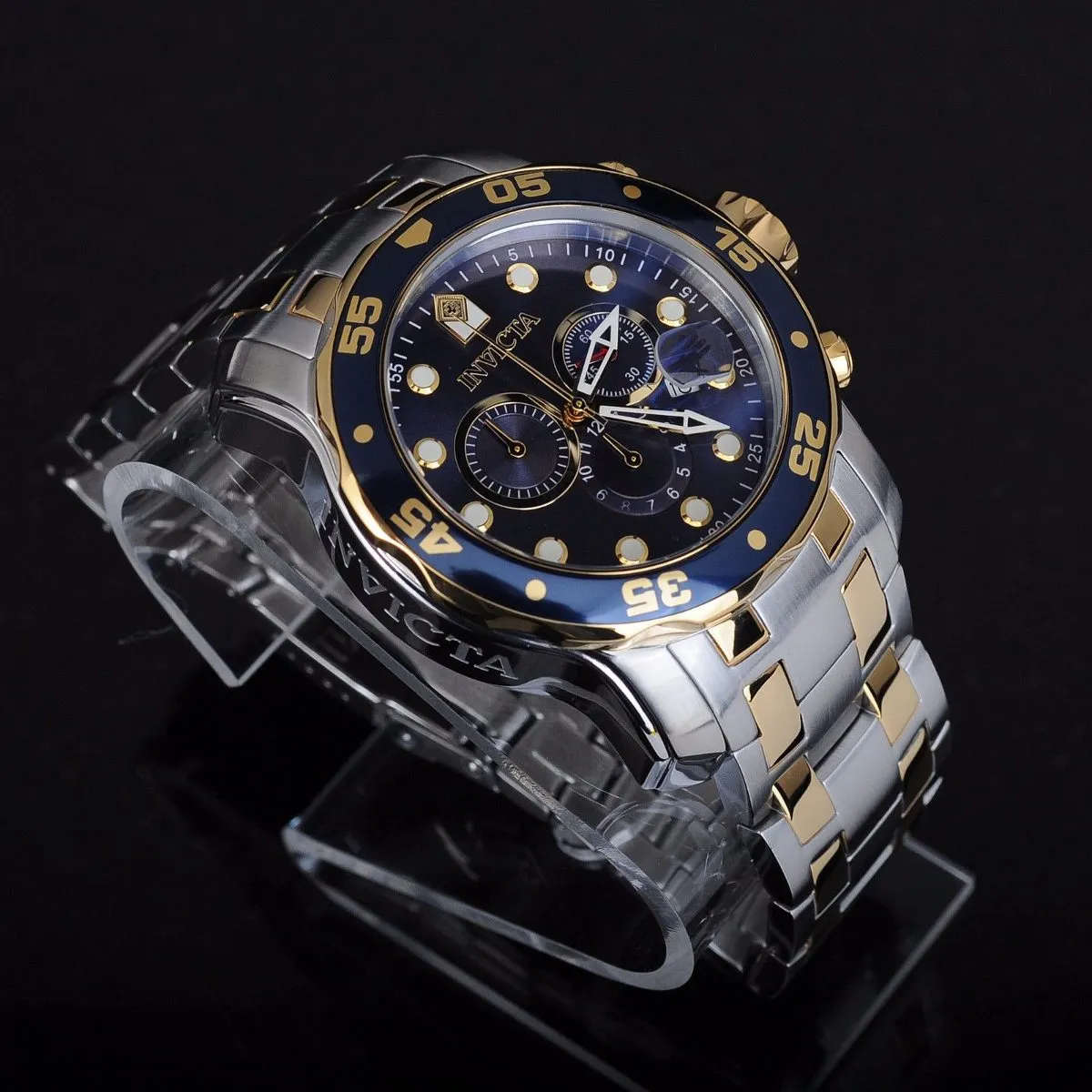 Retail: R14,999.00 INVICTA MEN'S COLOSSUS THICK HEAVY TWO TONE WATCH BRAND NEW IN BOX