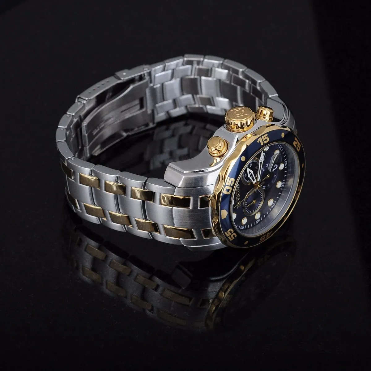 Retail: R14,999.00 INVICTA MEN'S COLOSSUS THICK HEAVY TWO TONE WATCH BRAND NEW IN BOX