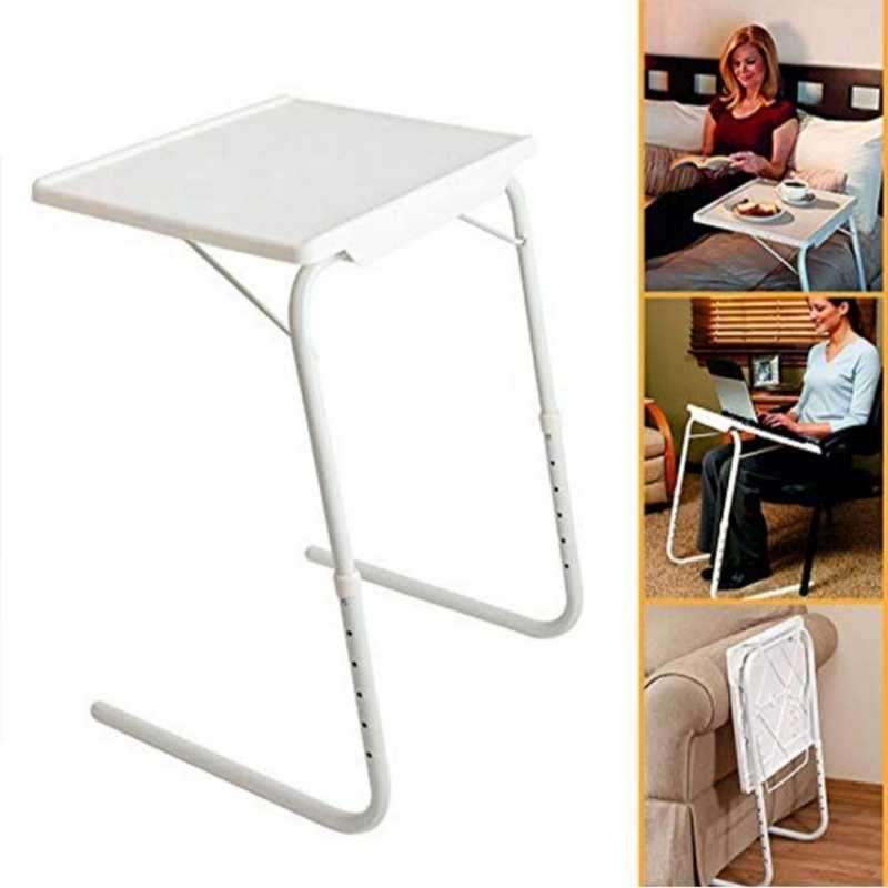 Dmart Portable Adjustable Folding Side Table