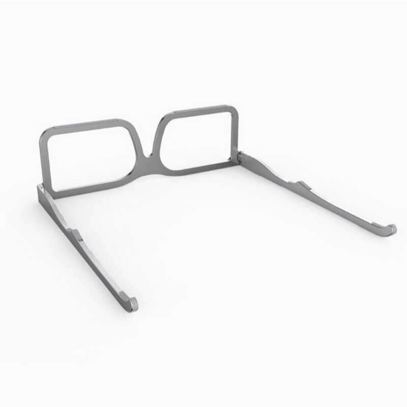 Dmart MacBook Glass Design Foldable Notebook Desk Stand Holder
