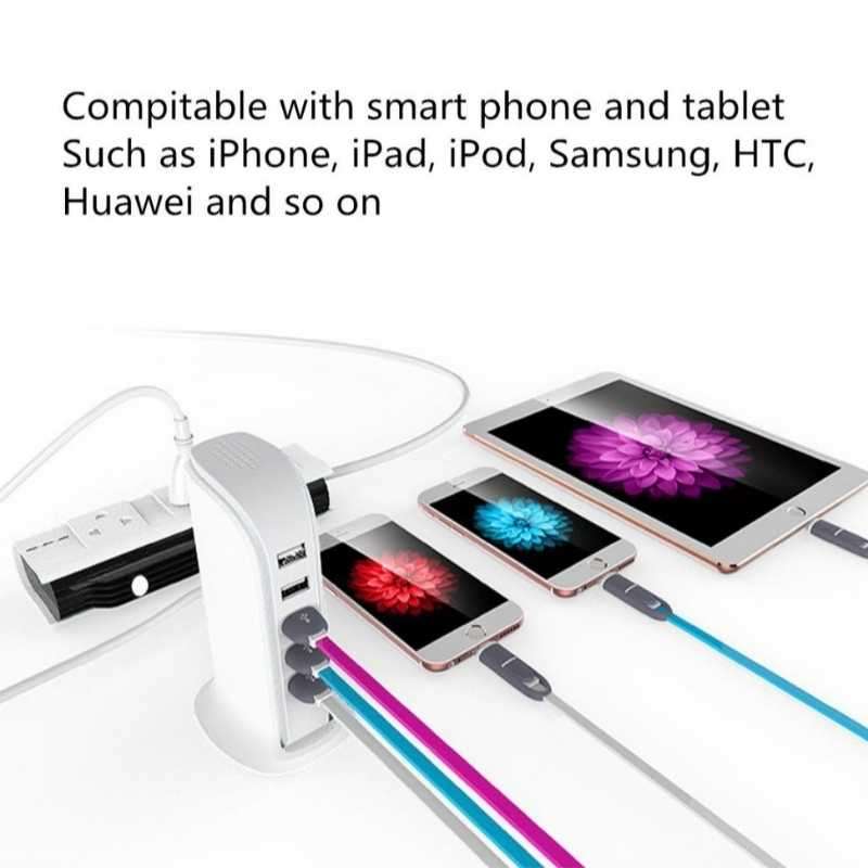 Dmart USB Charger Station USB Charging Station for Multiple Devices