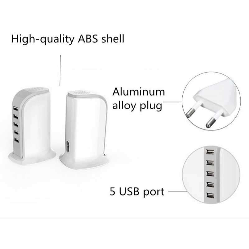 Dmart USB Charger Station USB Charging Station for Multiple Devices