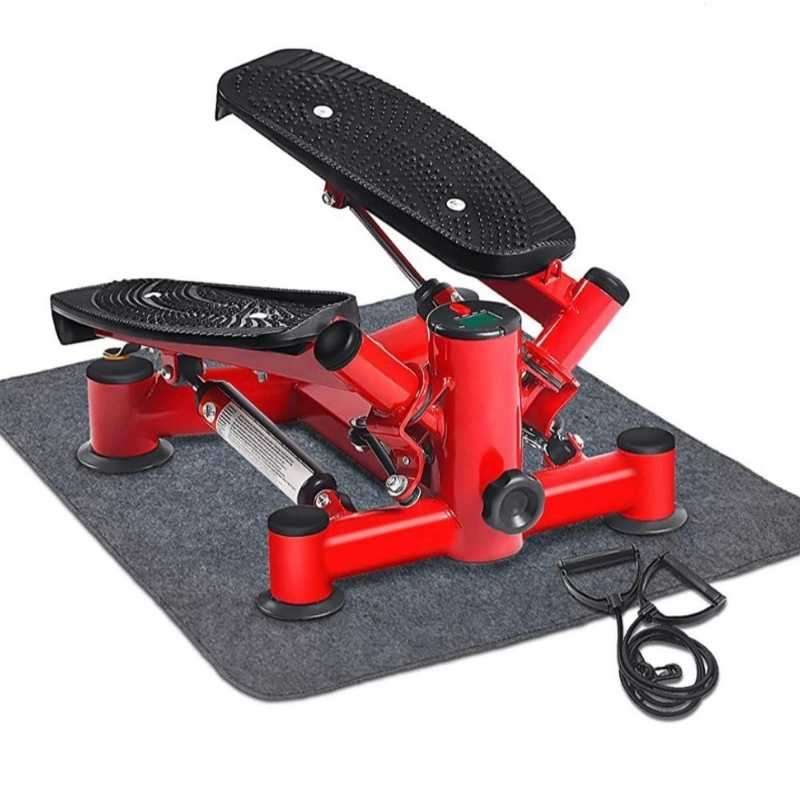 DMART Mini Stepper fitness Exercise Machine | Red Color
