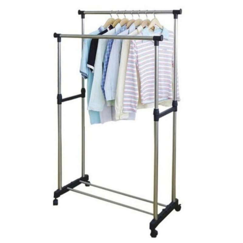 Dmart Clothing Rail Double Pole