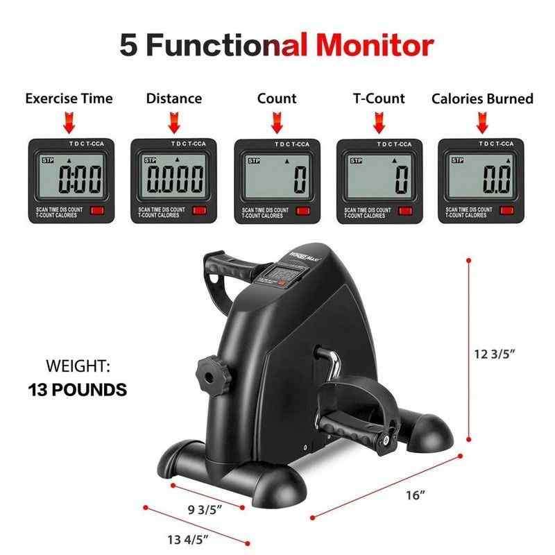 Mini Cardio Exercise Bike Pedal for Arm/Leg