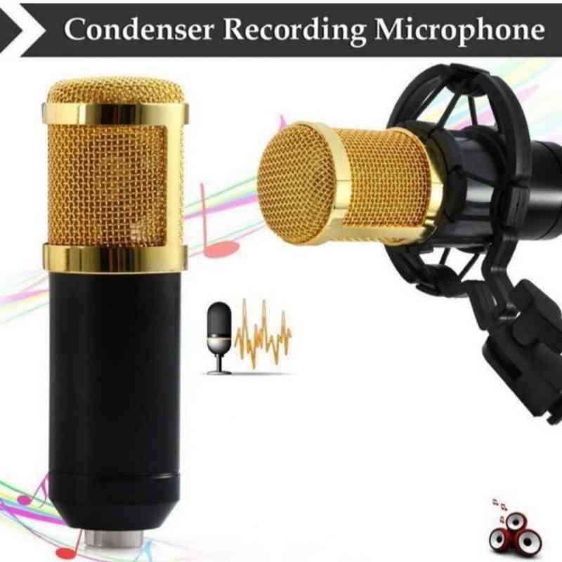BM800 Condenser Microphone Recording With Shock Mount Kit
