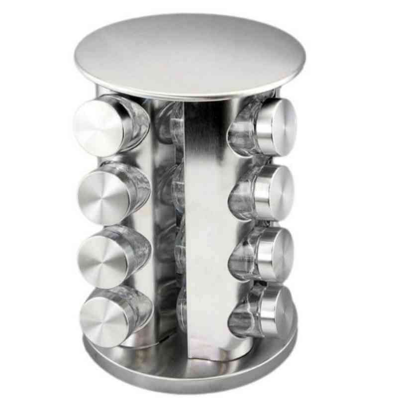 Rotating Spice Rack Storage 16 Jars