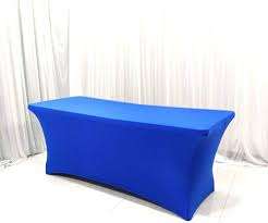Stretch Trestle Tablecloth - Blue