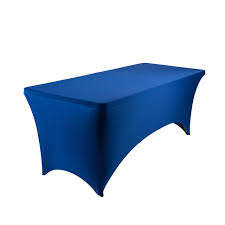 Stretch Trestle Tablecloth - Blue