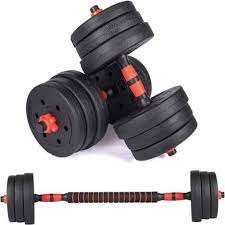 20 kg Barbell and Dumbbell Weight Set
