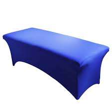 Stretch Trestle Tablecloth - Blue