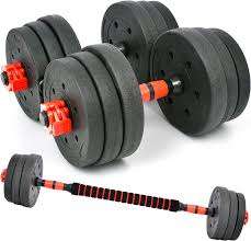 20 kg Barbell and Dumbbell Weight Set