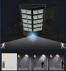 1000W Solar LED Street Light with Sensor and Remote