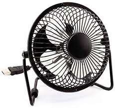 Goldair - 15cm USB Fan - Black