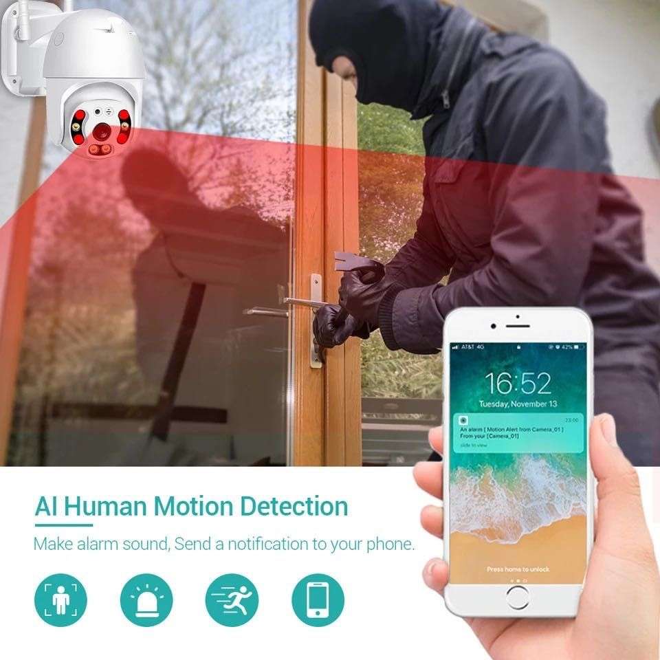 HD SMART Security outdoor IP camera (PTZ)