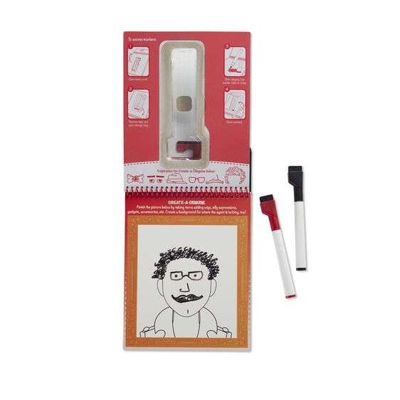 Spy Games Wipe-Off Activity Pad - On the Go