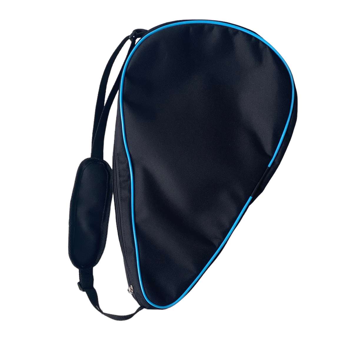Padel Tennis Racket Cover - Black with Blue Lining