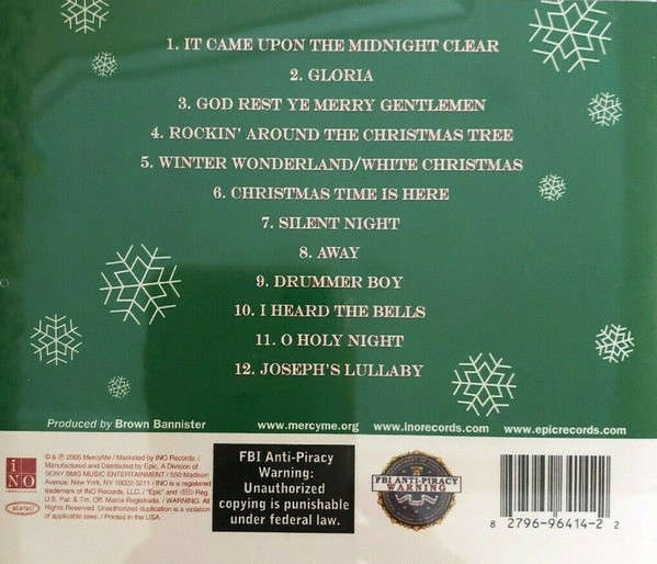 MercyMe - The Christmas Sessions (CD, Album)