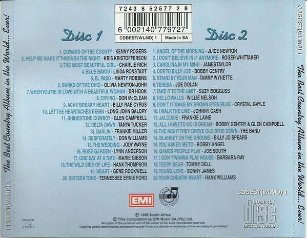 The Best Country Album In The World...Ever! (Music CD)