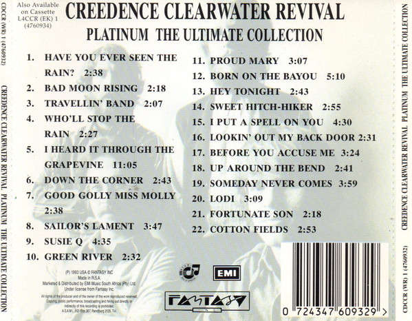 Creedence Clearwater Revival  Platinum - The Ultimate Collection (Music CD)