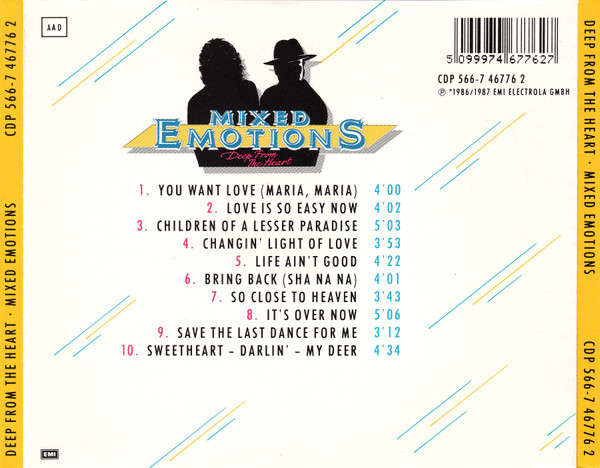 Mixed Emotions  Deep From The Heart (Music CD)