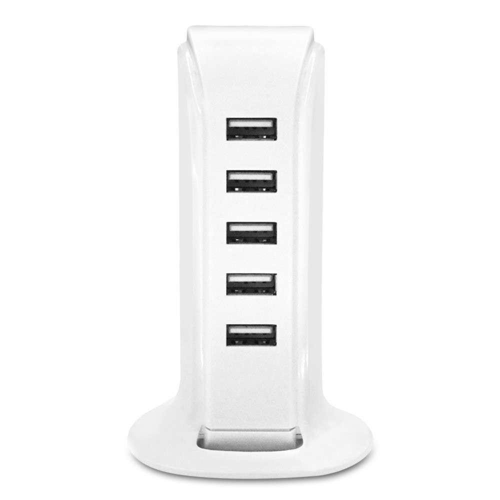 20W 5 USB Power Adapter Charger Socket Charging Dock for Smartphones Tablets